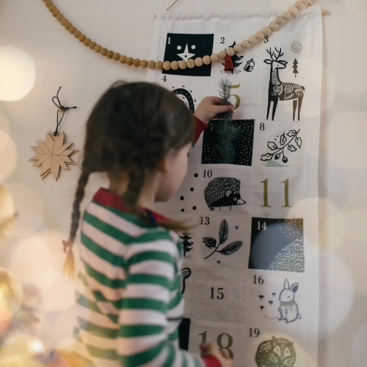 Festive Friends 24 Pocket Advent Calendar - Wee Gallery