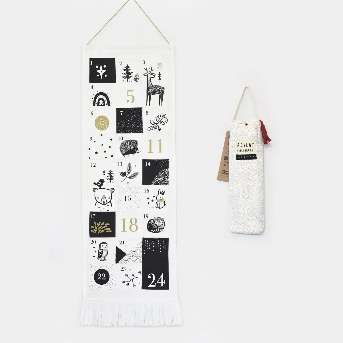 Festive Friends 24 Pocket Advent Calendar - Wee Gallery