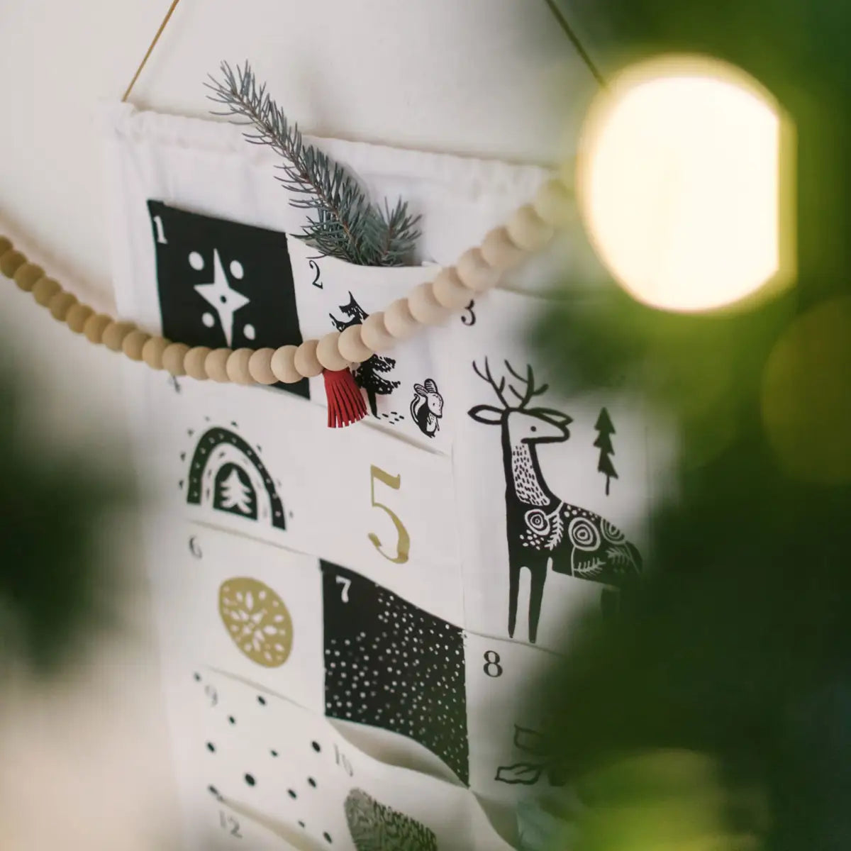 Festive Friends 24 Pocket Advent Calendar - Wee Gallery