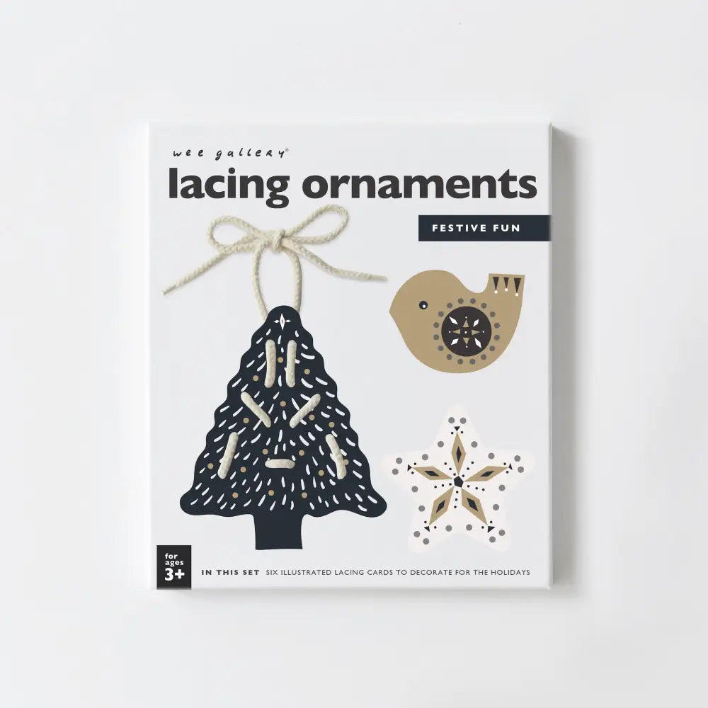 Festive Fun Lacing Ornaments - Wee Gallery