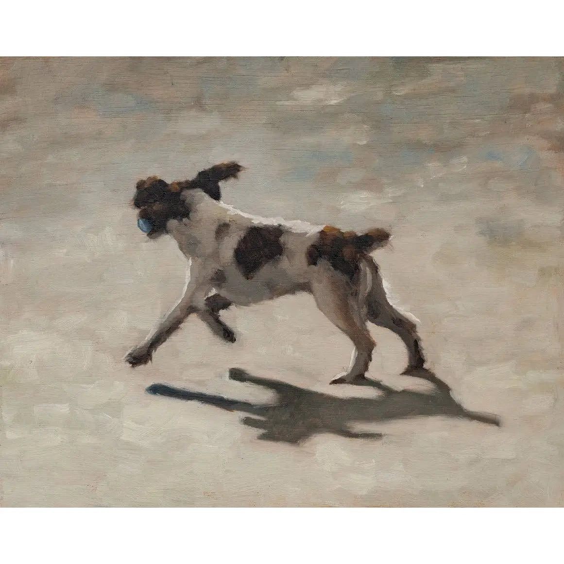 Art Print - Fetch Dog Painting - 5x7 - Miss Mustard Seed