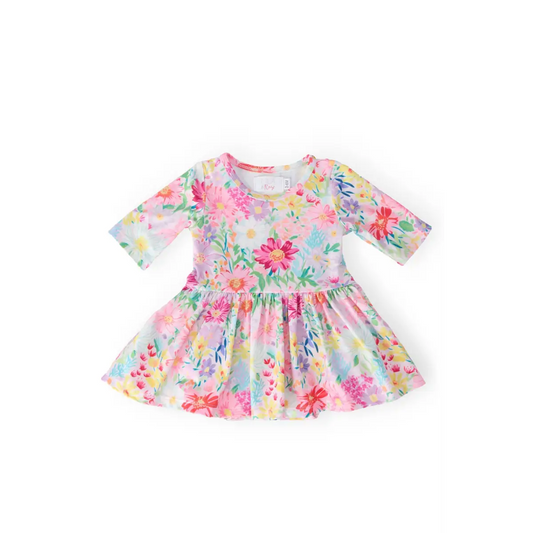 Field of Flowers 3/4 Twirl Bodysuit - Mila & Rose ®
