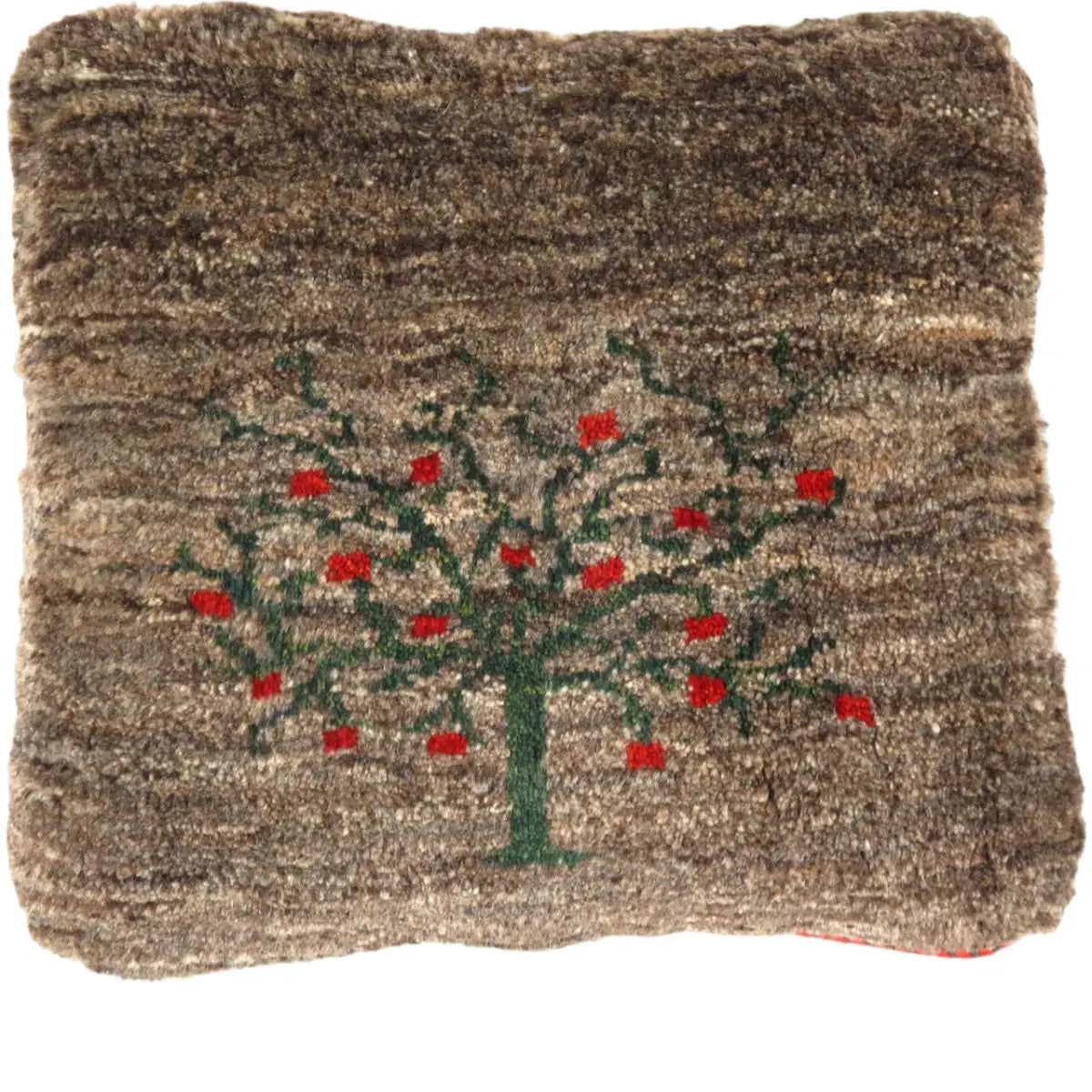 Luxury Gabbeh Pillow - Fine Hand Knotted Wool 15’’X 16’’ - Canvello