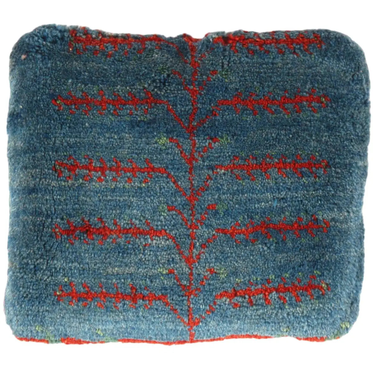 Luxury Gabbeh Pillow - Fine Hand Knotted Wool 15’’X 16’’ - Canvello
