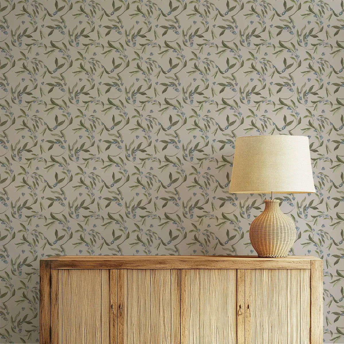 Finnegan Wallpaper - Blueberries - by Taddy Mikelaites - Loomwell Home Goods
