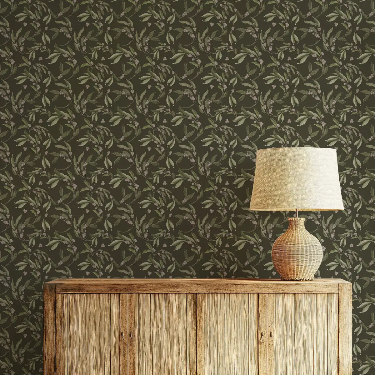 Finnegan Wallpaper - Blueberries - by Taddy Mikelaites - Loomwell Home Goods