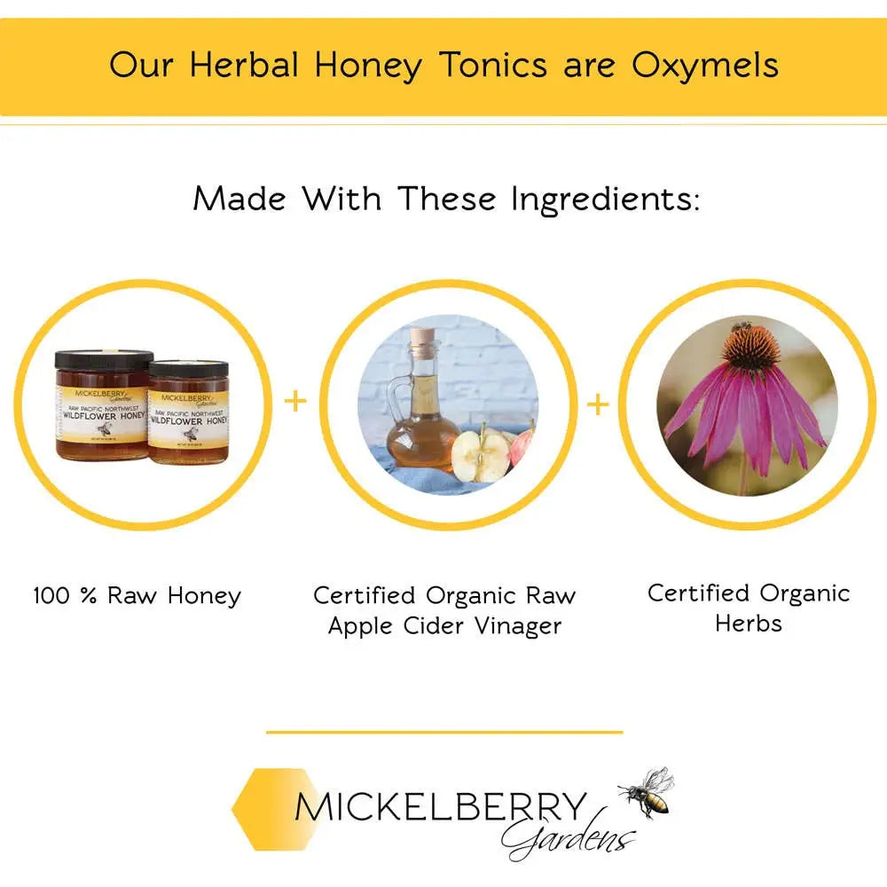 Herbal Honey Tonic - Fire Cider - Wellness - Mickelberry Gardens
