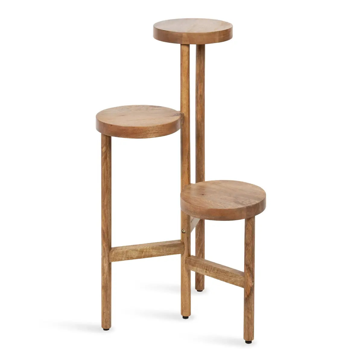 Fitley Wooden Plant Stand - 3 Tiers - kateandlaurel