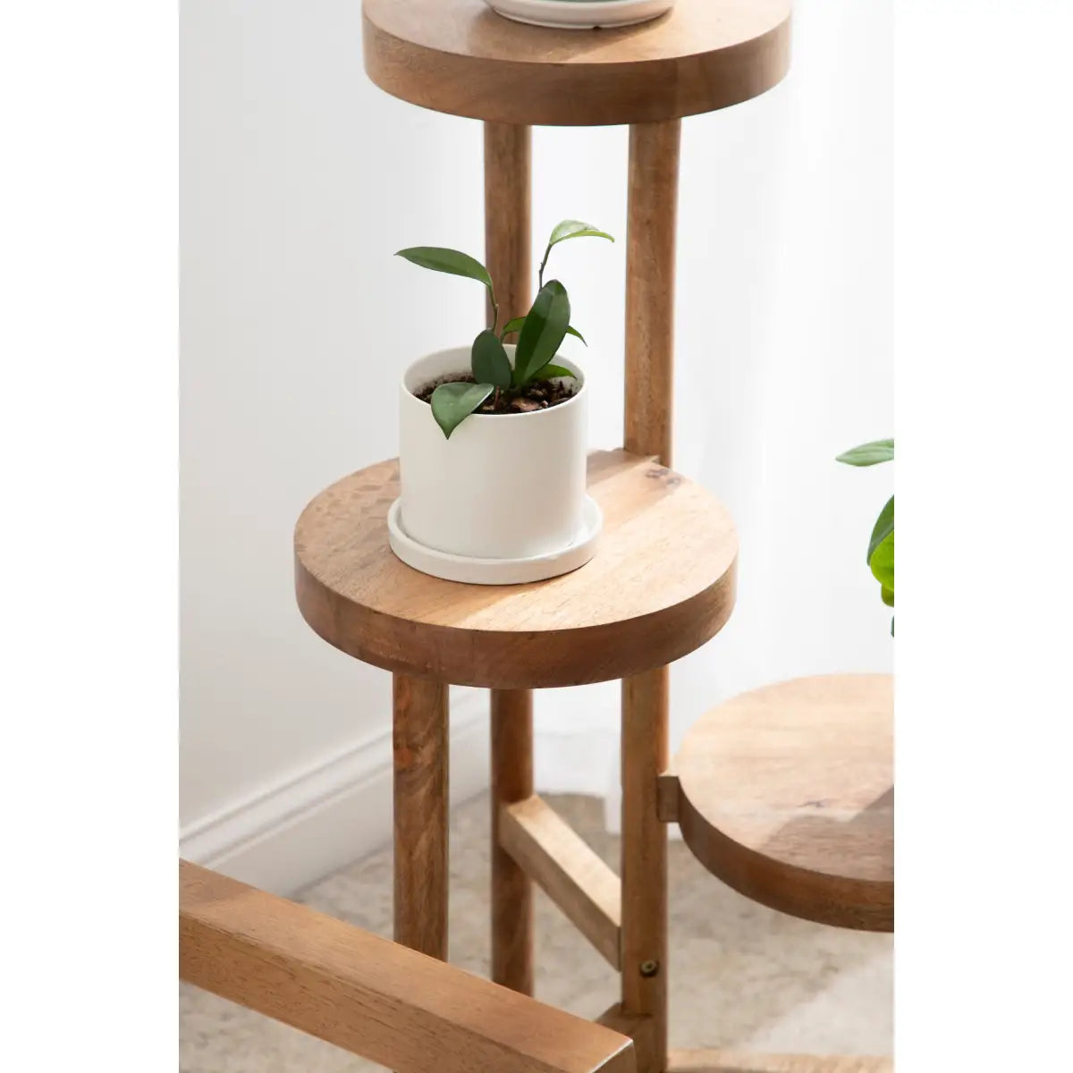 Fitley Wooden Plant Stand - 3 Tiers - kateandlaurel