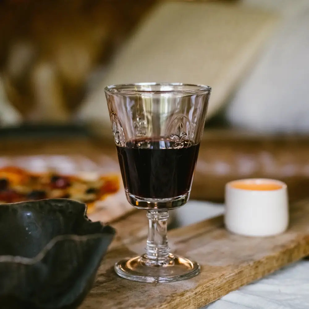 Fleur de Lys Wine Glass Set-6 - La Rochere NA