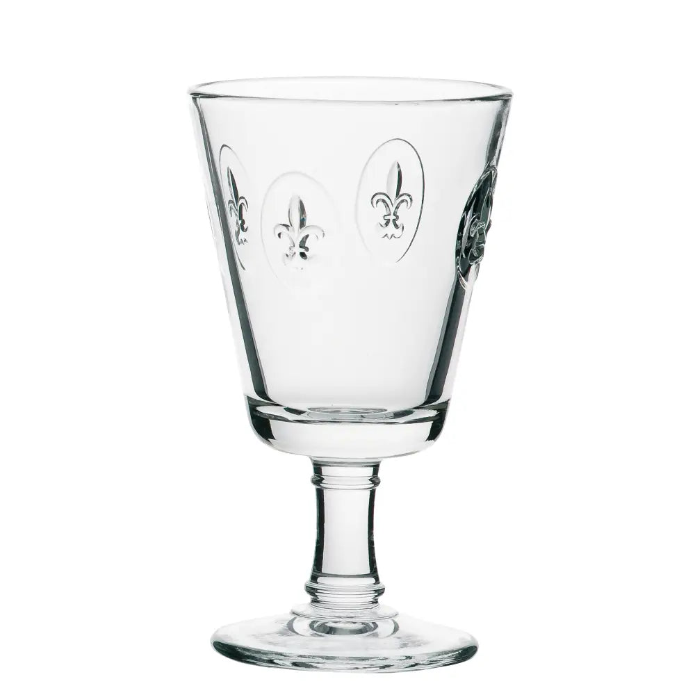Fleur de Lys Wine Glass Set-6 - La Rochere NA