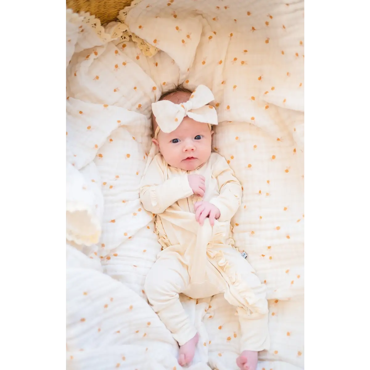 Fleur Knot Bow Headband - Harp Angel Boutique