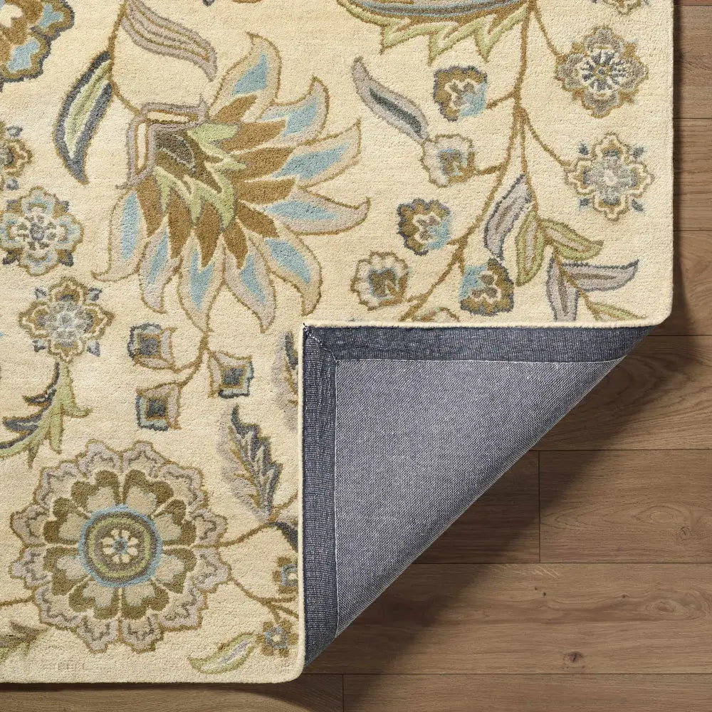 Floral Wool Area Rug - Boutique Rugs