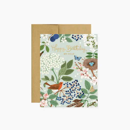 FLOWERING TREES Birthday Card - Botanica Paper Co.