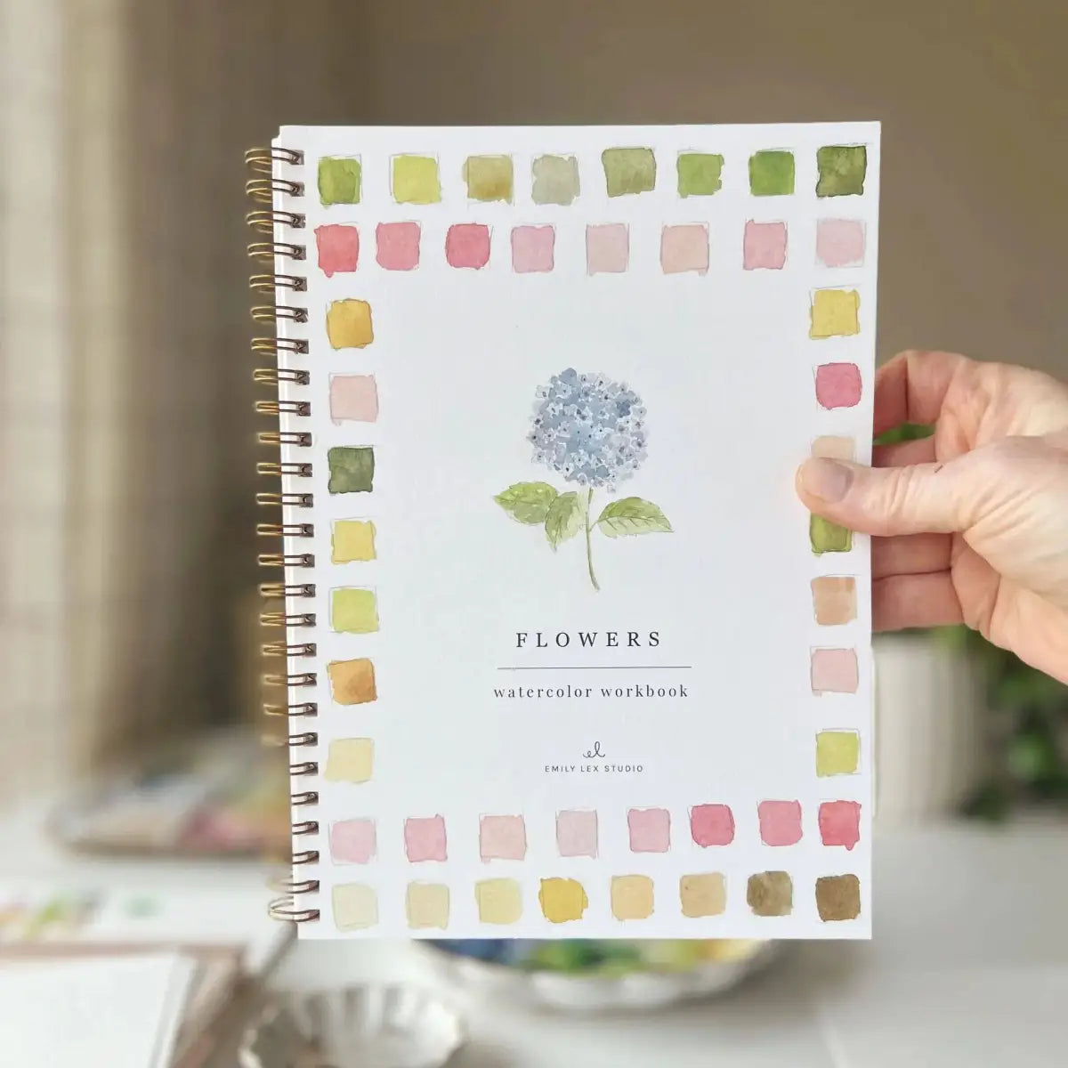 Watercolor Workbook - Flowers - Emily Lex - emily lex studio
