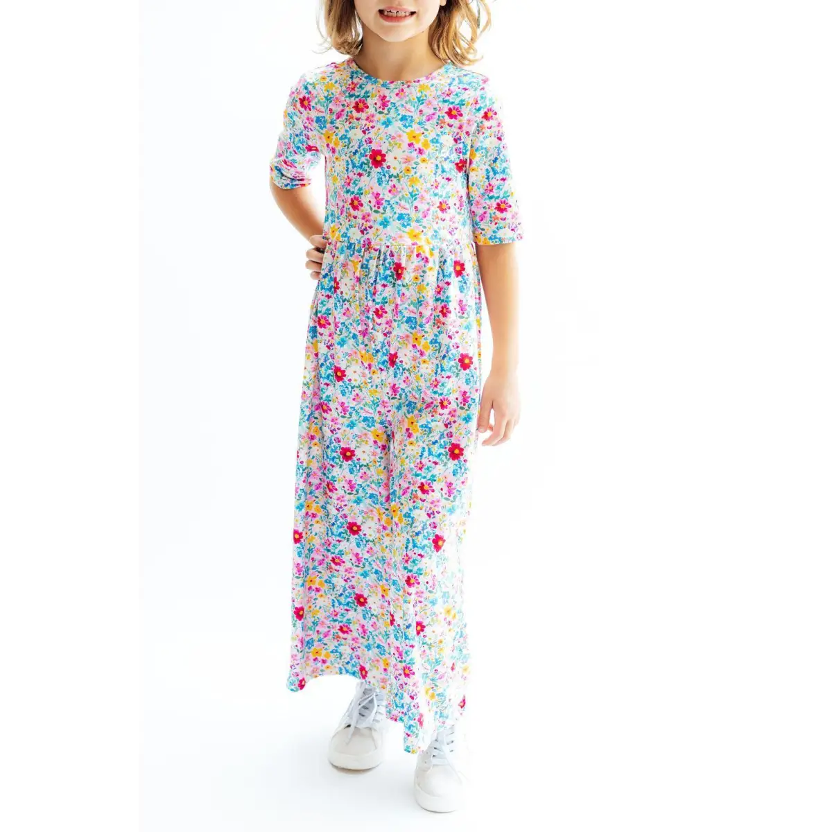 Fluttering Flowers Wide Leg Jumpsuit - Mila & Rose ®