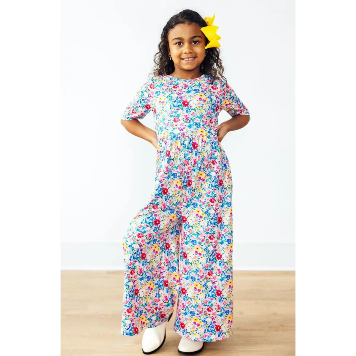 Fluttering Flowers Wide Leg Jumpsuit - Mila & Rose ®