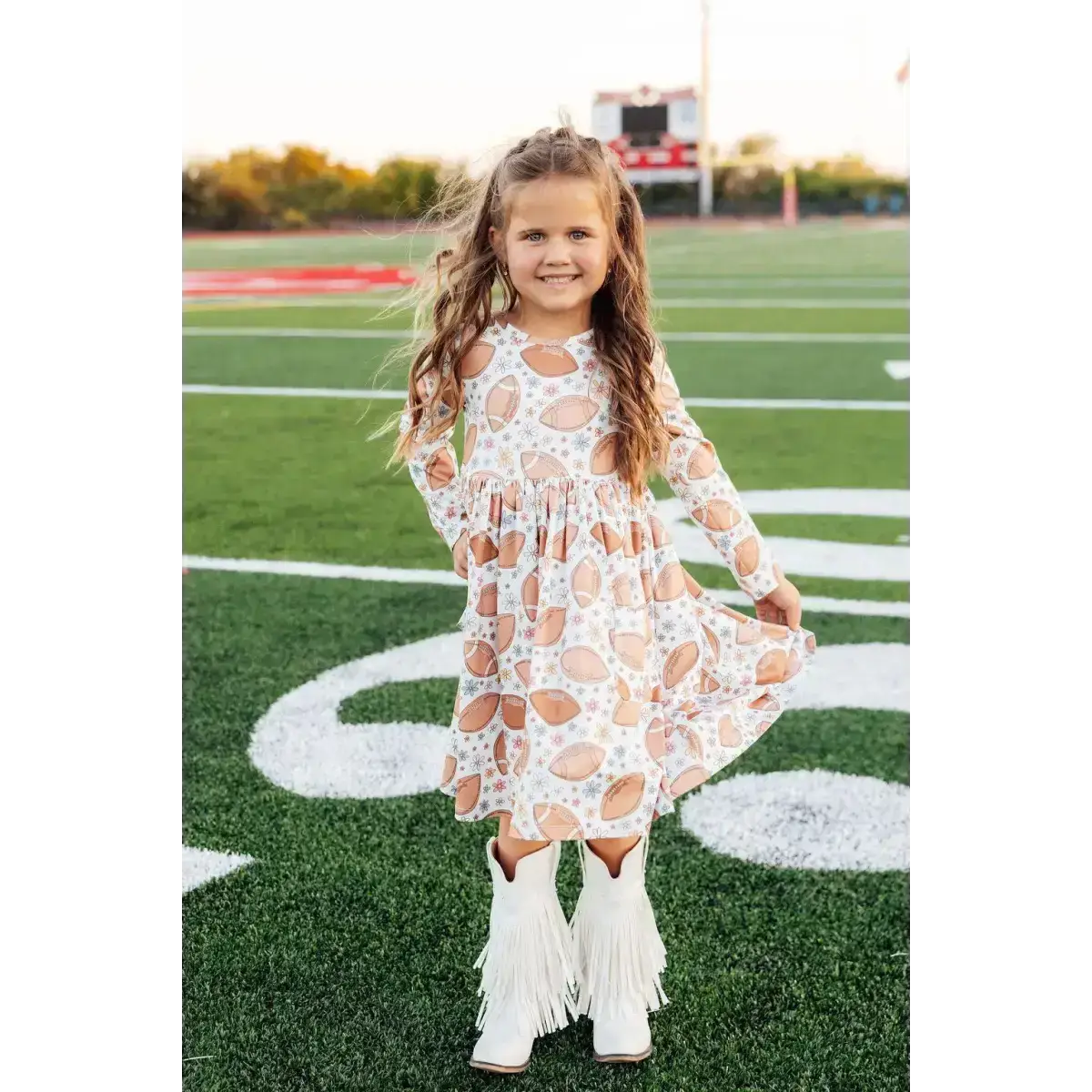 Football Friday Twirl Dress - Fall Sports - Mila & Rose ®