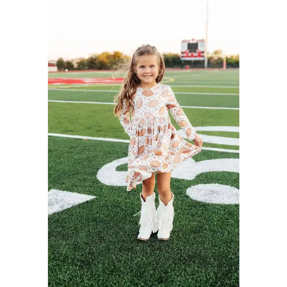 Football Friday Twirl Dress - Fall Sports - Mila & Rose ®
