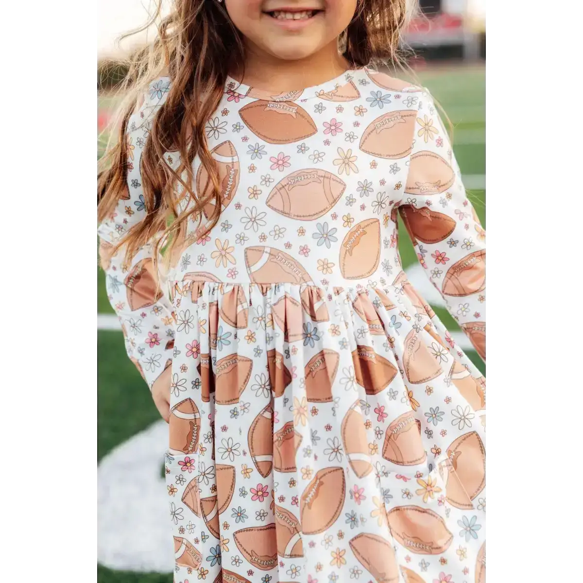 Football Friday Twirl Dress - Fall Sports - Mila & Rose ®