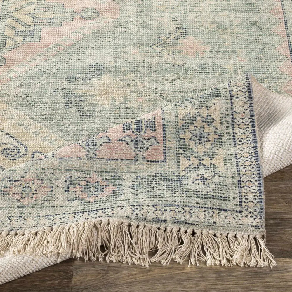 Foraker Sage Green Cotton Rug - Boutique Rugs