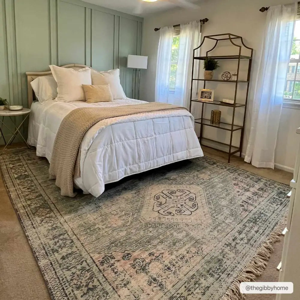 Foraker Sage Green Cotton Rug - Boutique Rugs