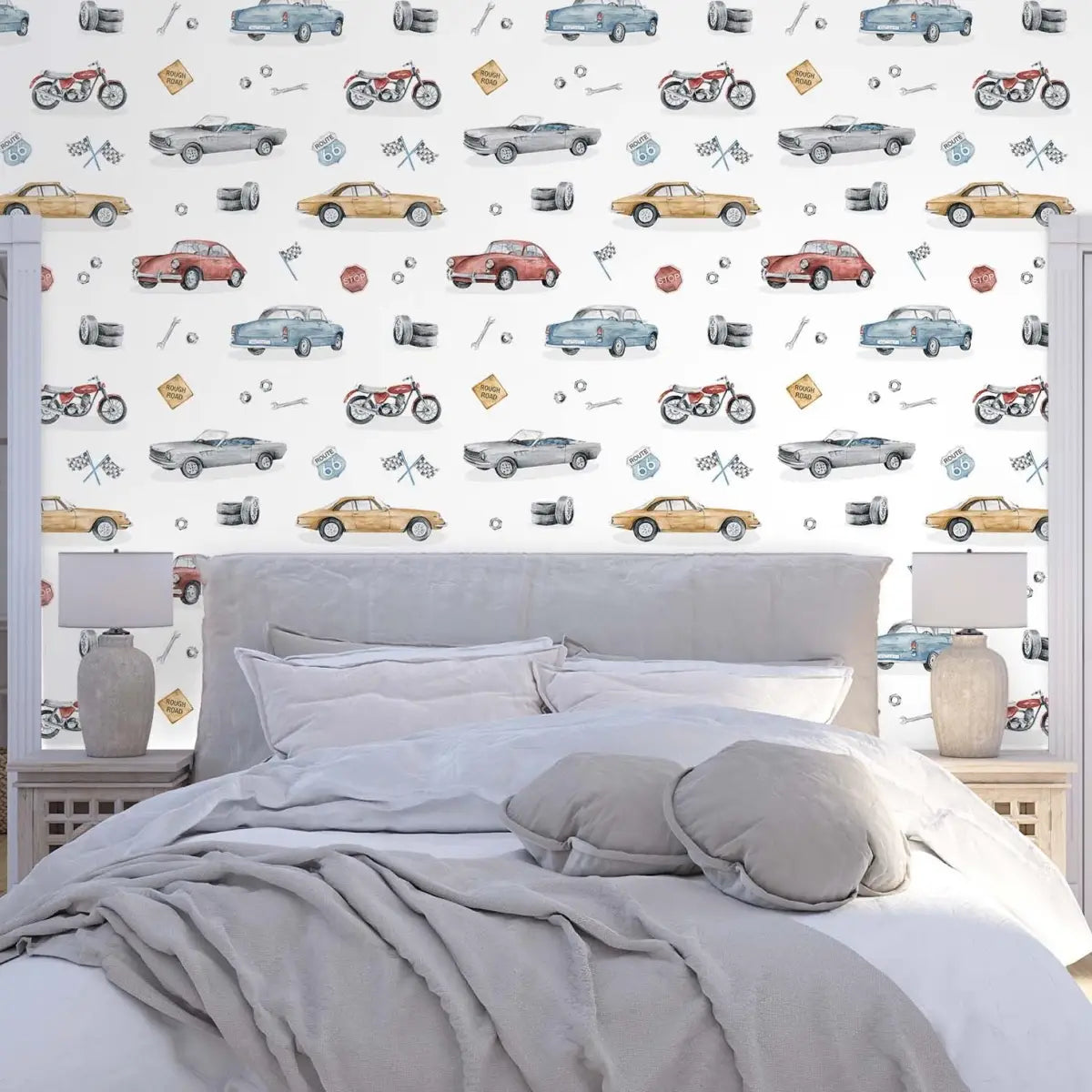Ford Wallpaper - Cars and Motorcycles for Kids - Loomwell Home Goods