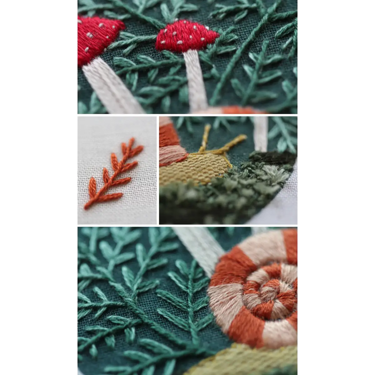 Forest Floor - Embroidery Stitch Sampler - Kiriki Press