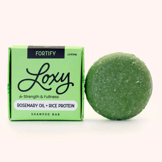 Shampoo Bar - Fortify - Strengthening and Volumizing - Rosemary + Rice Protein - Loxy