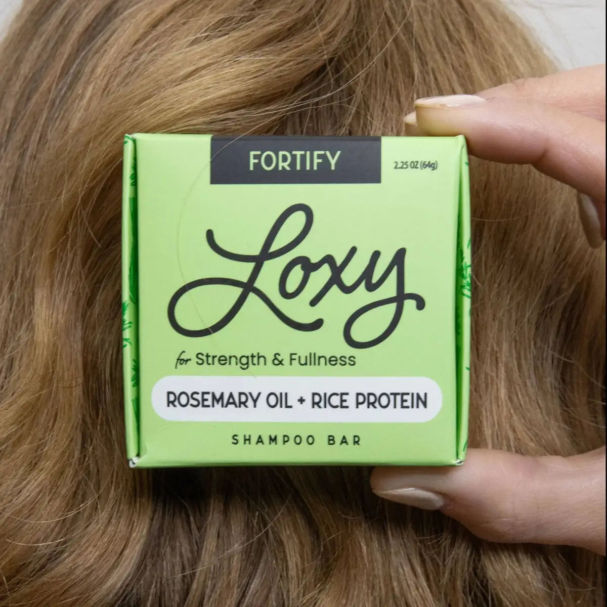 Shampoo Bar - Fortify - Strengthening and Volumizing - Rosemary + Rice Protein - Loxy