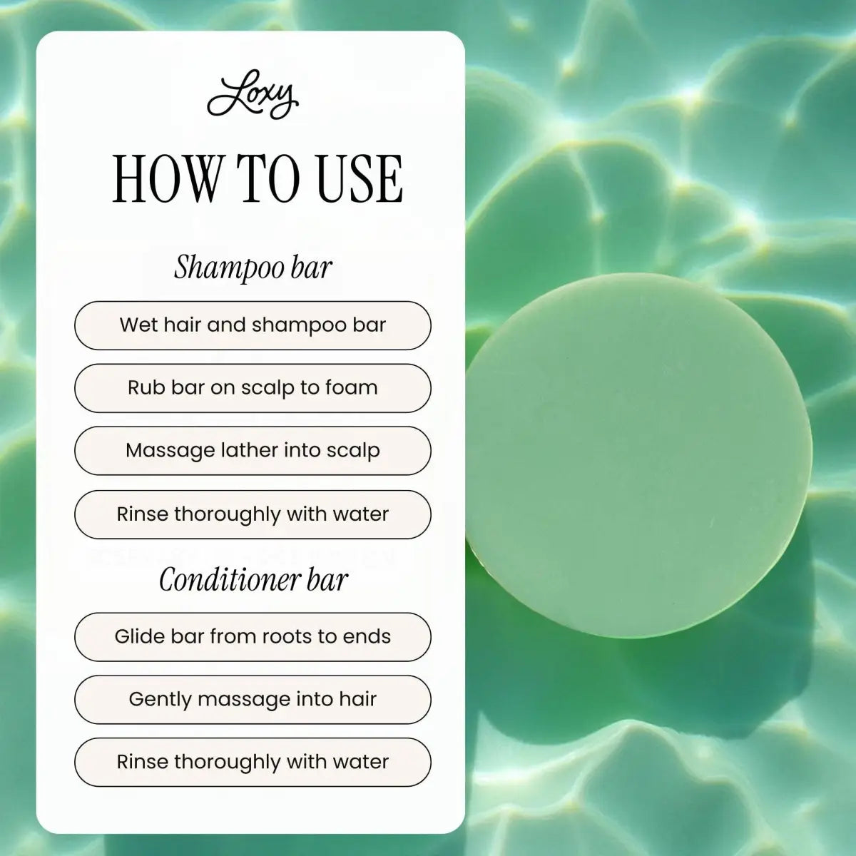 Conditioner Bar - FORTIFY for Volume and Strength with Rosemary Oil - Loxy