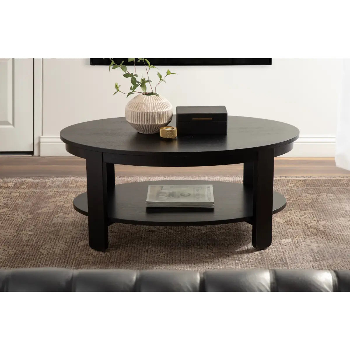Foxford Oval Wood Coffee Table - kateandlaurel