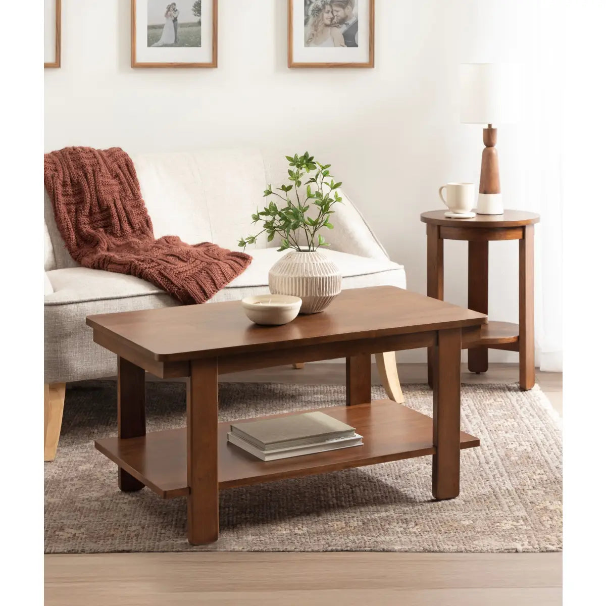 Foxford Wood Coffee Table - Rectangle - kateandlaurel