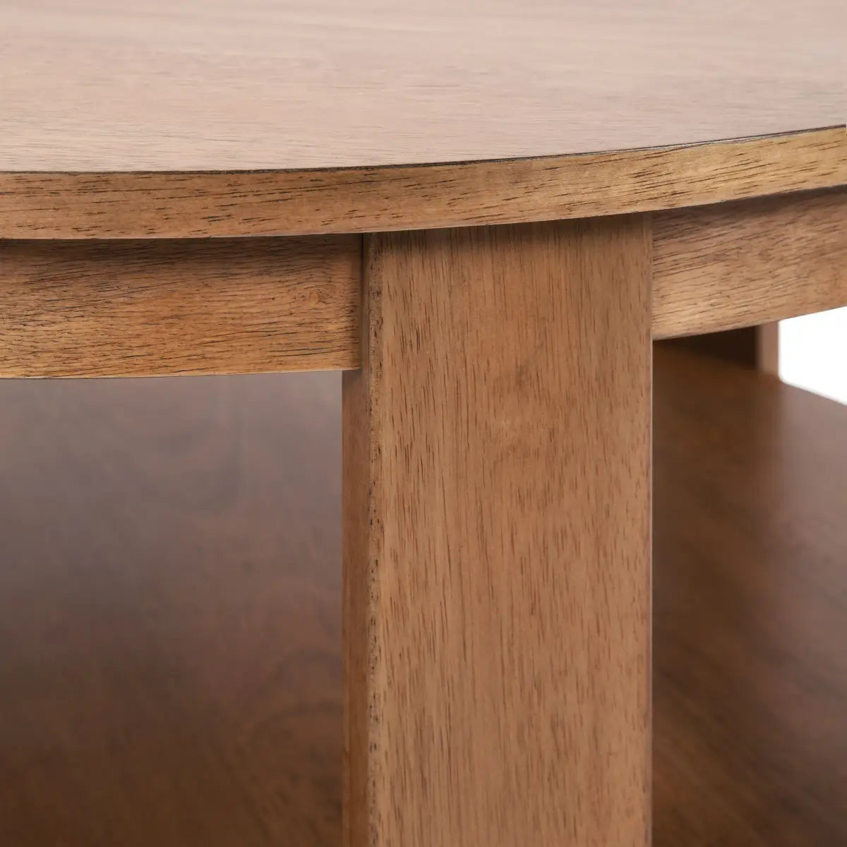 Foxford Round Wood Coffee Table - kateandlaurel