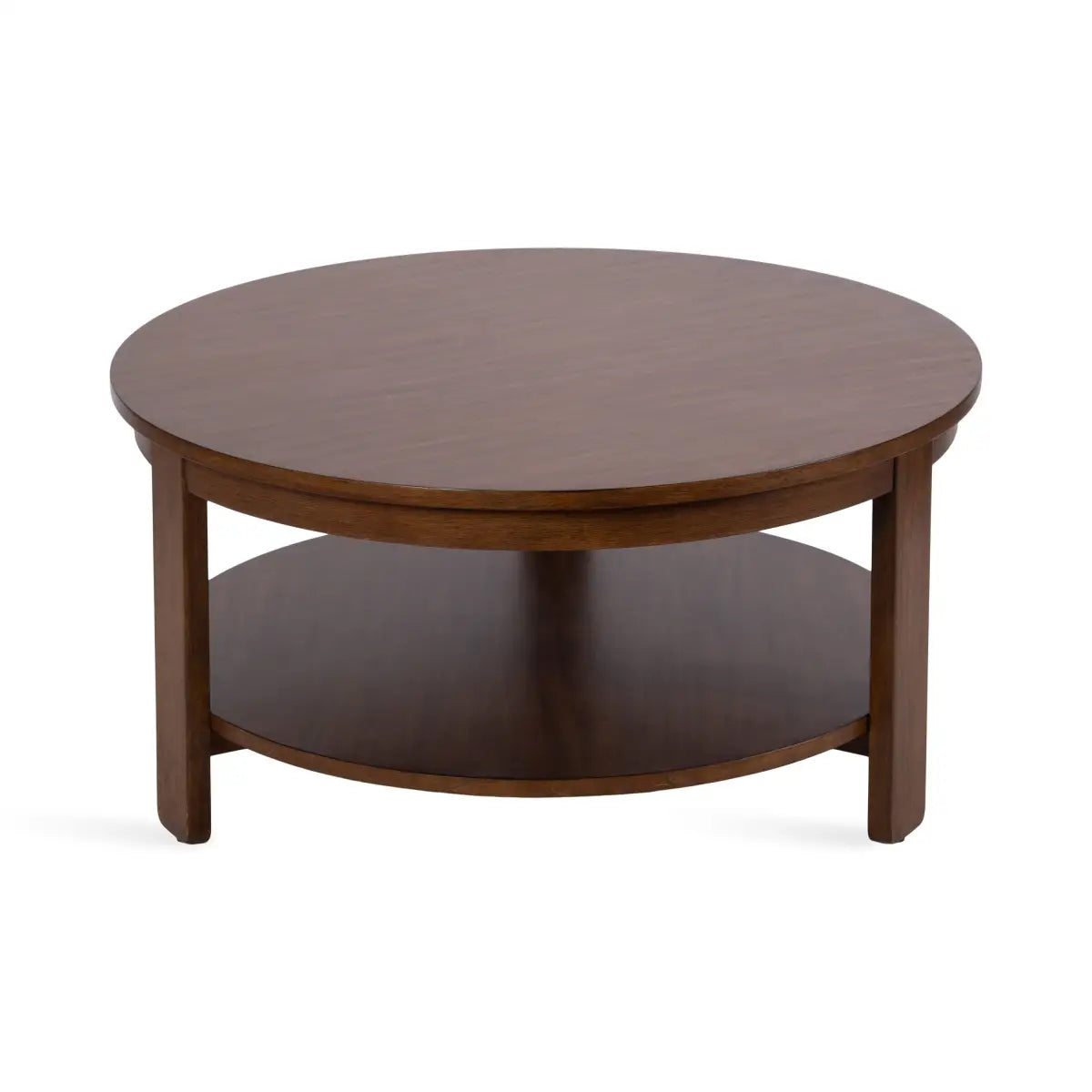 Foxford Round Wood Coffee Table - kateandlaurel