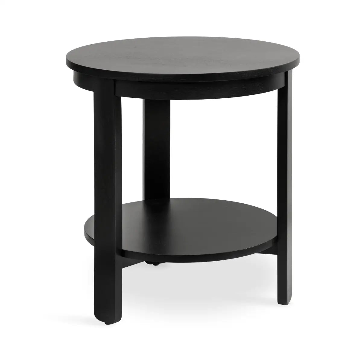 Foxford Side or End Table - Round Wood - kateandlaurel
