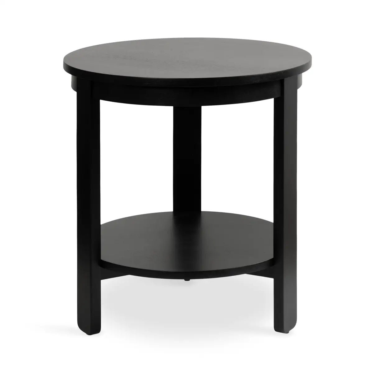 Foxford Side or End Table - Round Wood - kateandlaurel