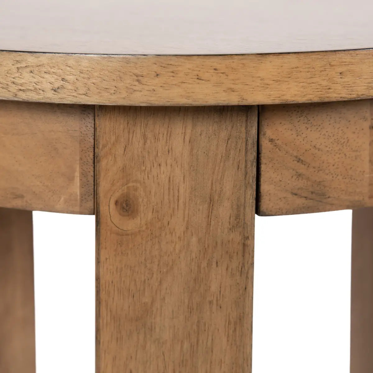 Foxford Side or End Table - Round Wood - kateandlaurel