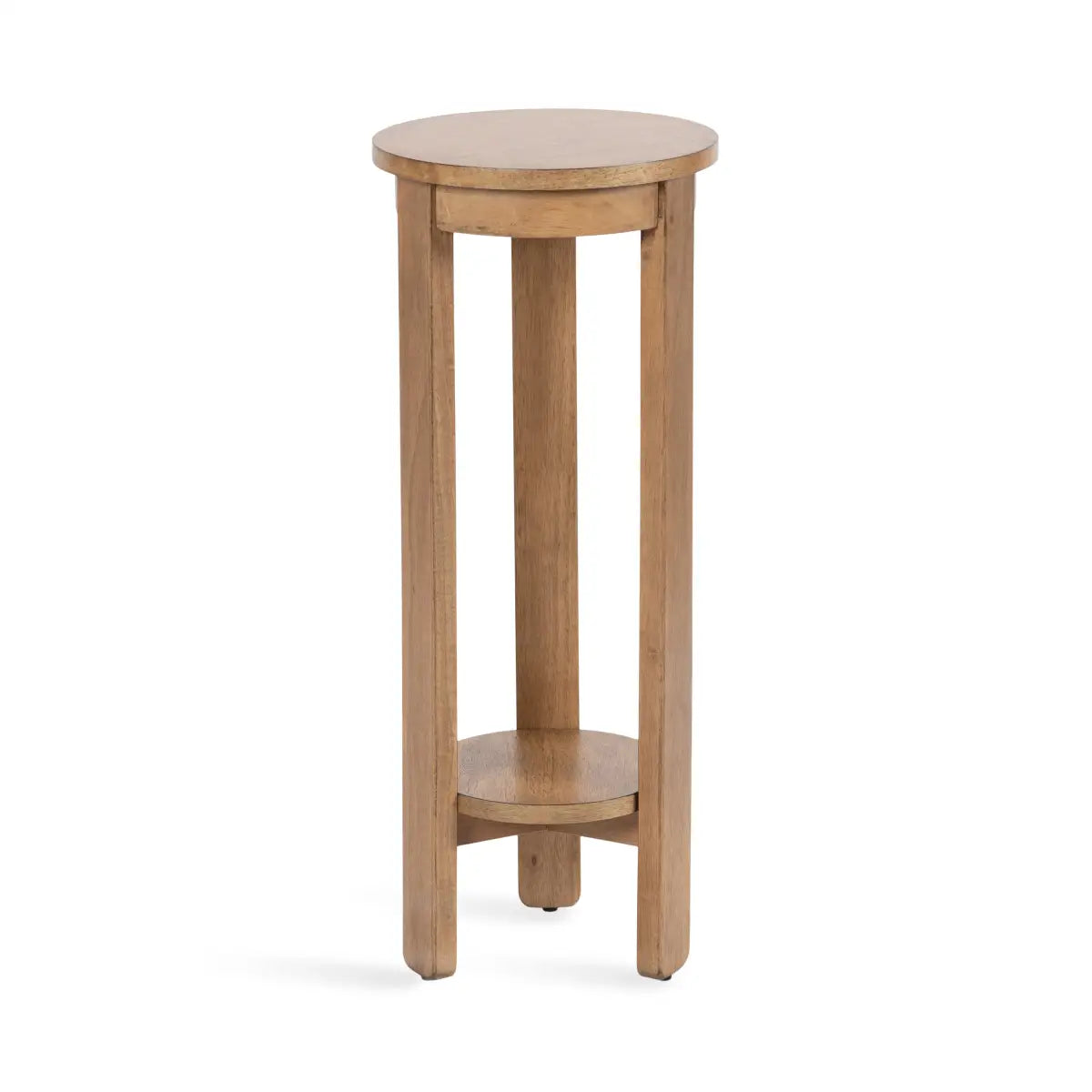 Foxford Side or End Table - Round Wood - kateandlaurel