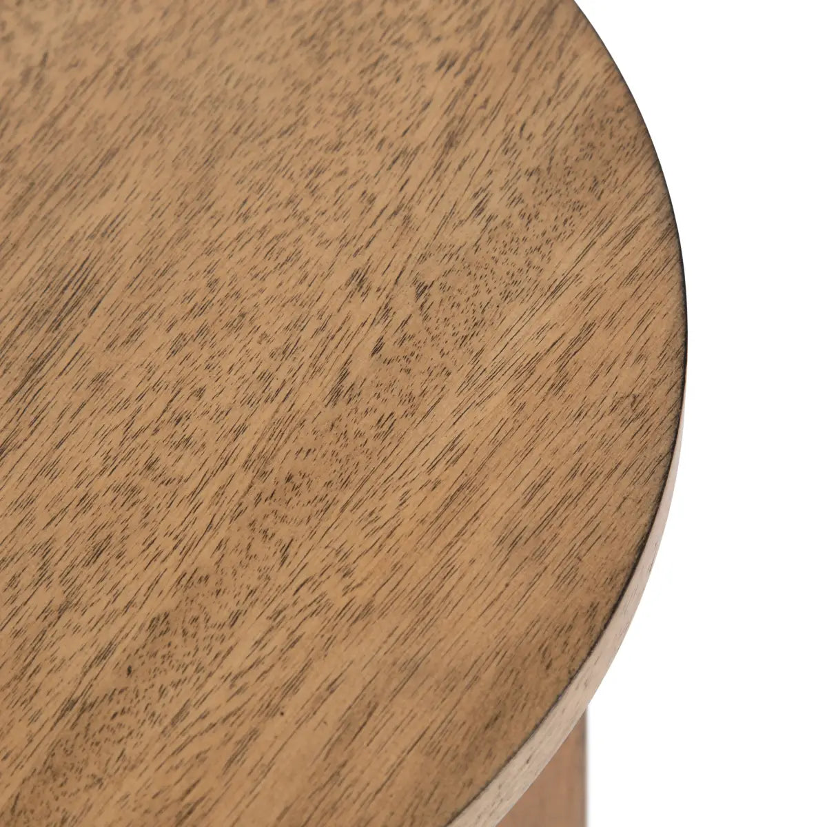 Foxford Side or End Table - Round Wood - kateandlaurel