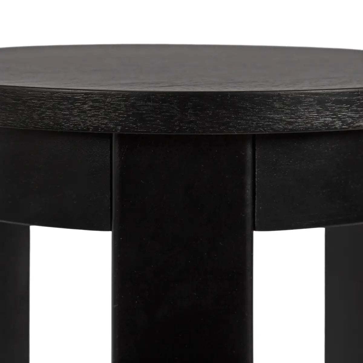 Foxford Side or End Table - Round Wood - kateandlaurel
