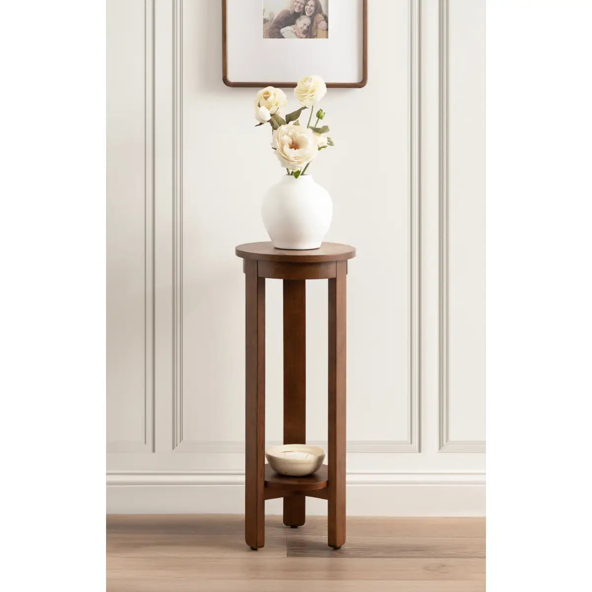 Foxford Side or End Table - Round Wood - kateandlaurel