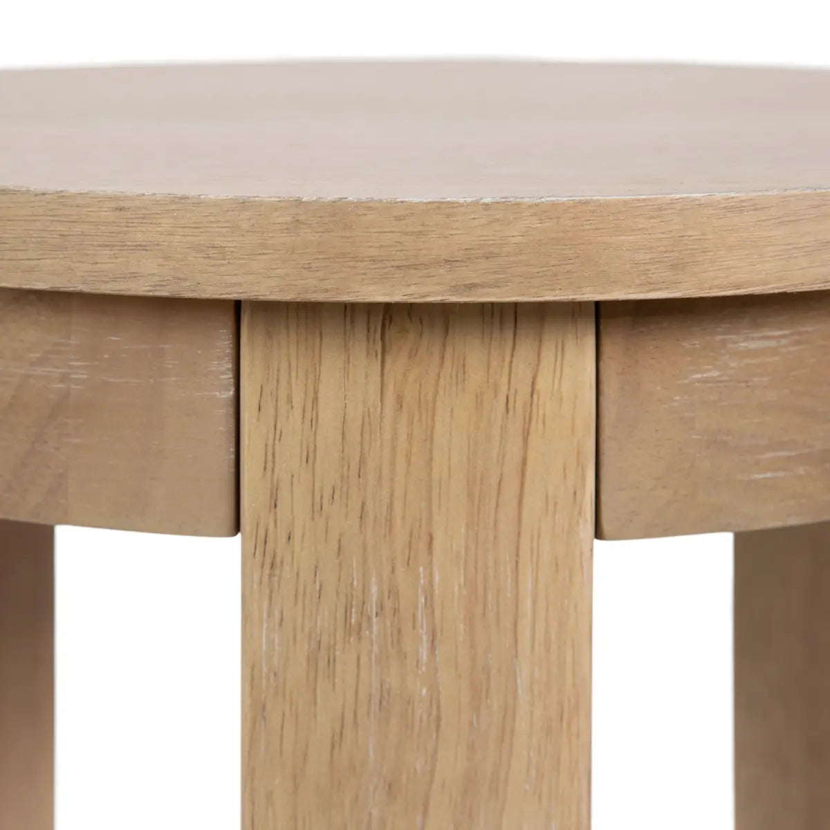 Foxford Side or End Table - Round Wood - kateandlaurel