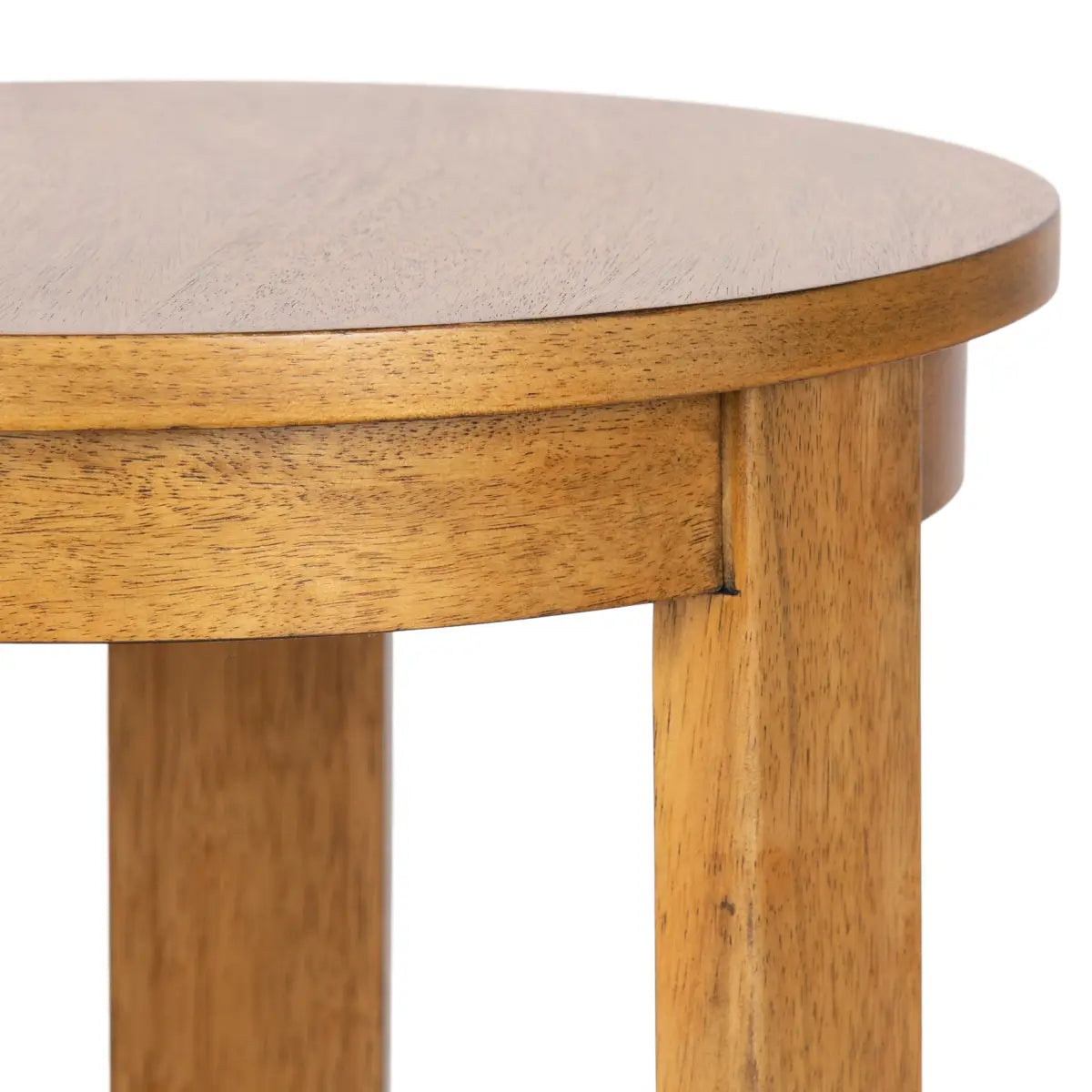 Foxford Side or End Table - Round Wood - kateandlaurel