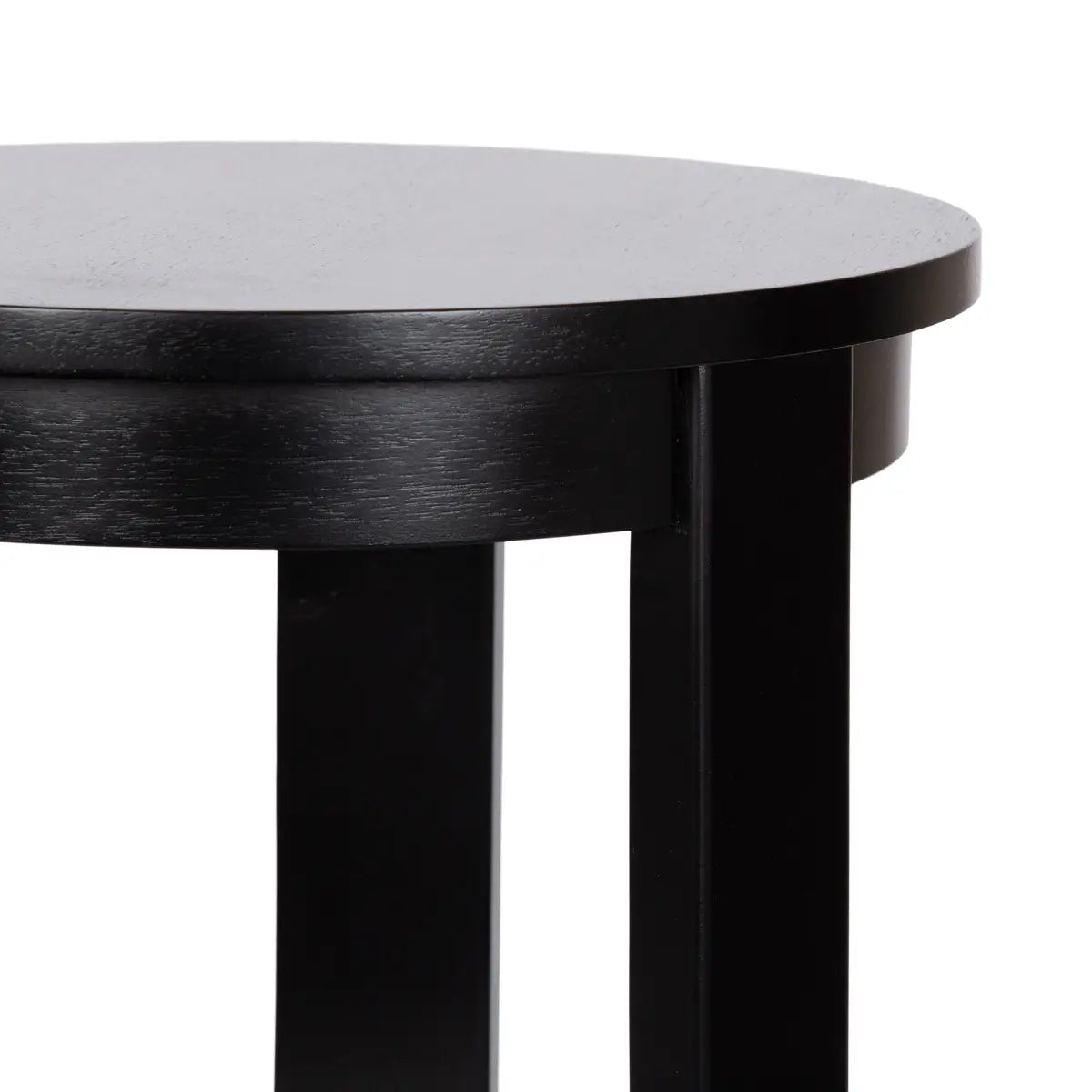 Foxford Side or End Table - Round Wood - kateandlaurel