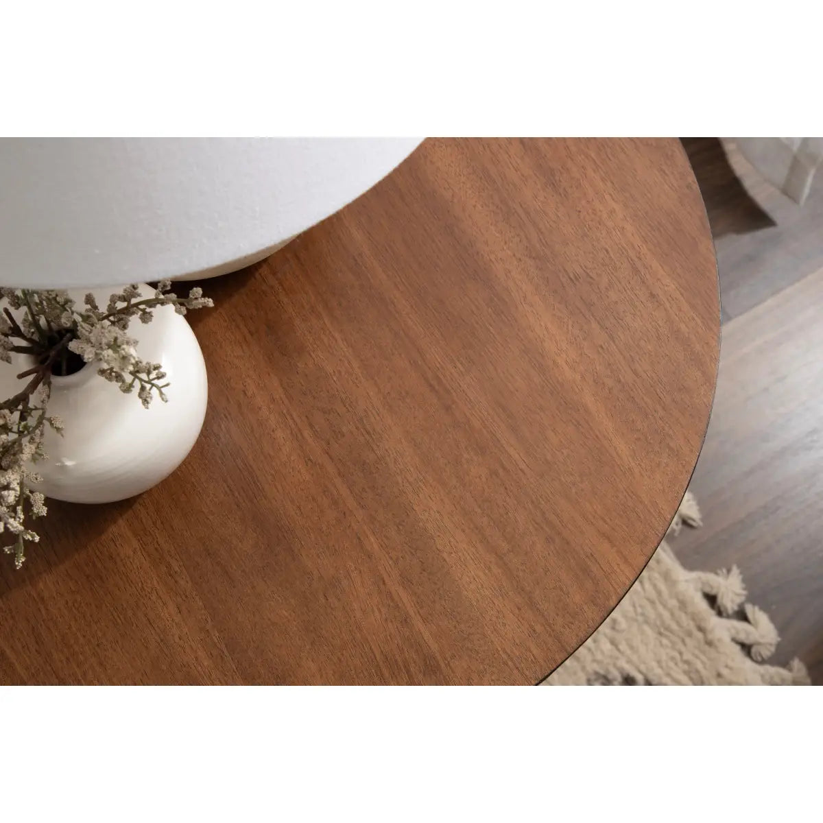 Foxford Side or End Table - Round Wood - kateandlaurel
