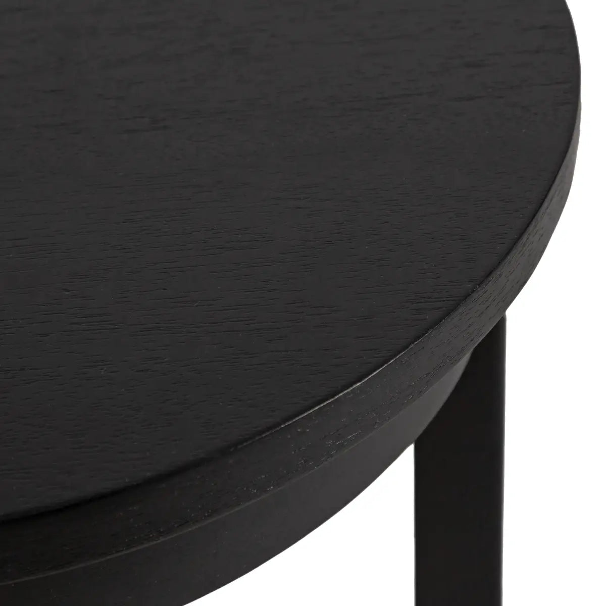 Foxford Side or End Table - Round Wood - kateandlaurel