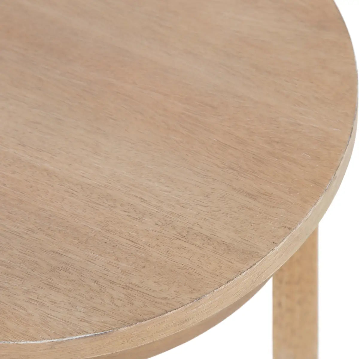 Foxford Side or End Table - Round Wood - kateandlaurel