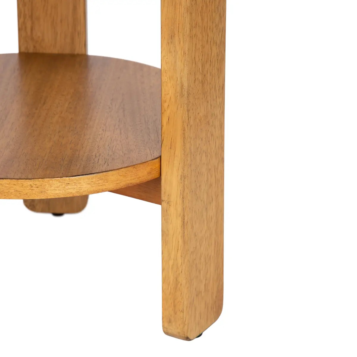 Foxford Side or End Table - Round Wood - kateandlaurel