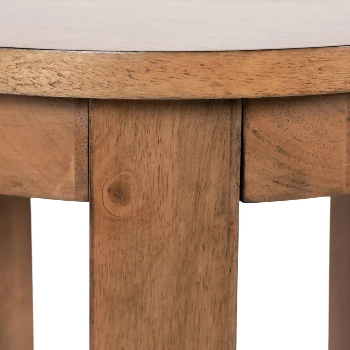 Foxford Side or End Table - Round Wood - kateandlaurel